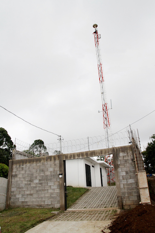 Estación fija de Monitoreo ubicada en San Rafael de Heredia 