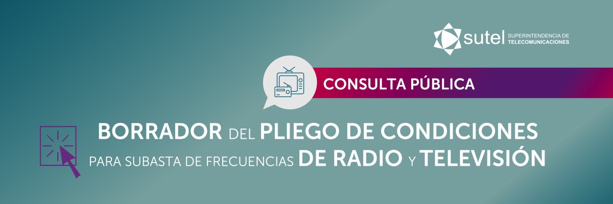 Banner Consulta borrador Radio y tv