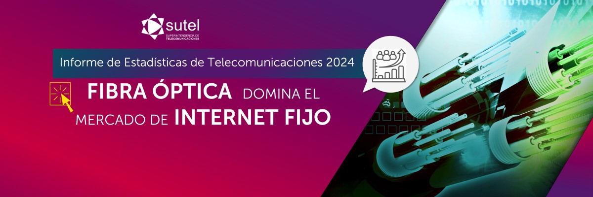 Banner Informe de Estadísticas Telecomunicaciones 2024