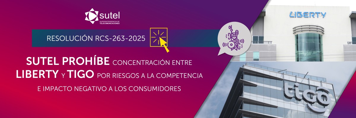 Banner rechazo de fusión Liberty y Tigo