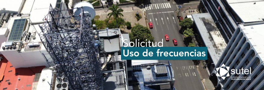 Banner solicitud Uso de Frecuencias Banner solicitud Uso de Frecuencias
