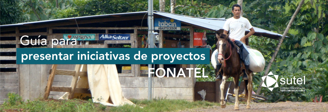 Banner guía para presentar iniciativas a FONATEL