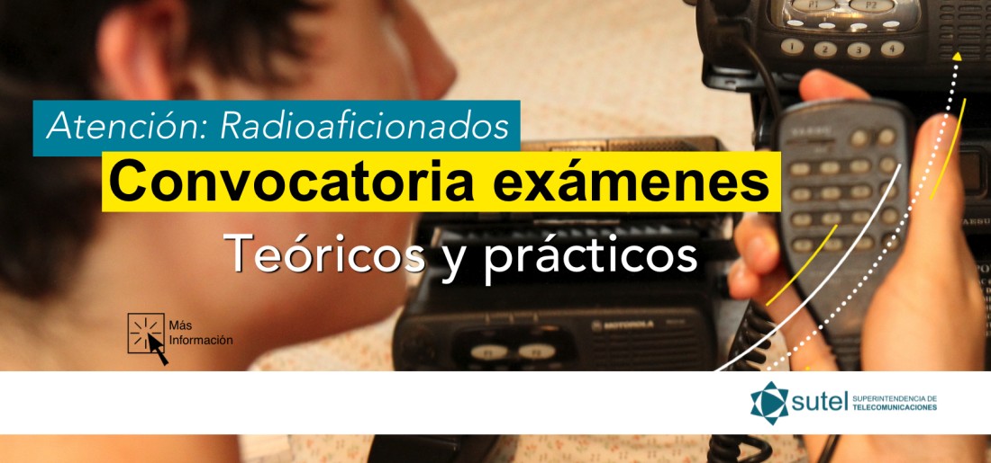 Convocatorias exámenes Radio aficionados -Junio 2017-