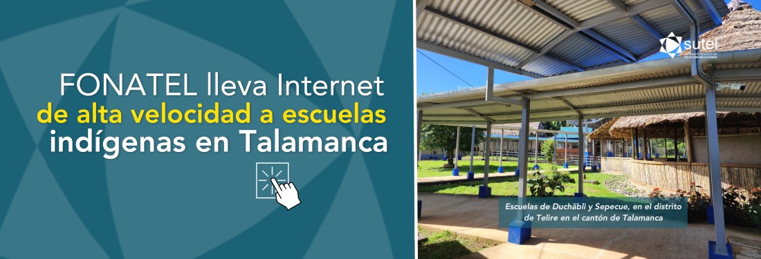 Banner conexión escuelas indígenas en Talamanca Banner conexión escuelas indígenas en Talamanca