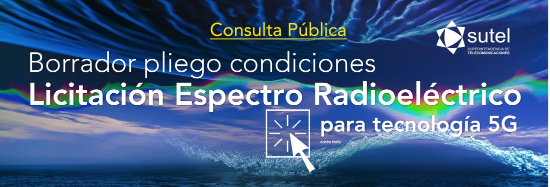 Banner consulta precartel licitación espectro 5G Banner consulta precartel licitación espectro 5G