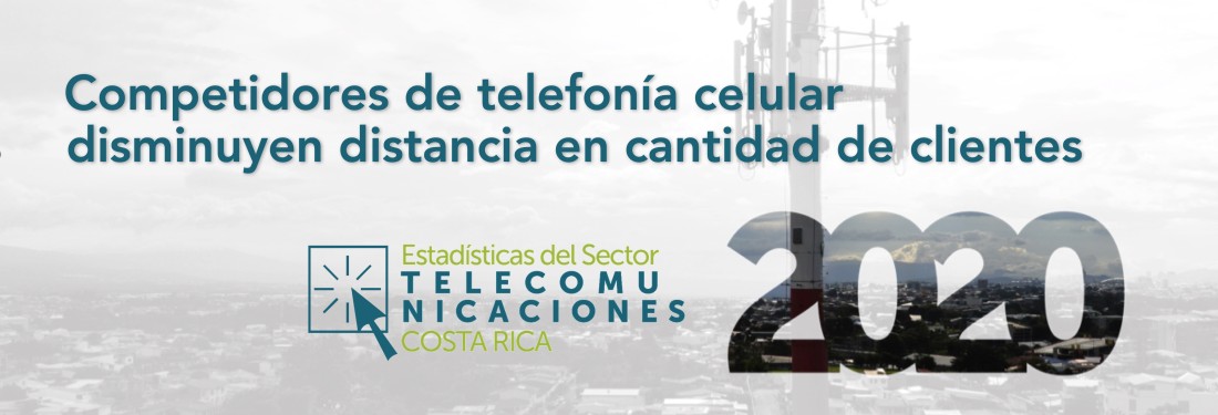Banner Estadísticas Telecomunicaciones, Costa Rica 2020 Banner Estadísticas Telecomunicaciones, Costa Rica 2020