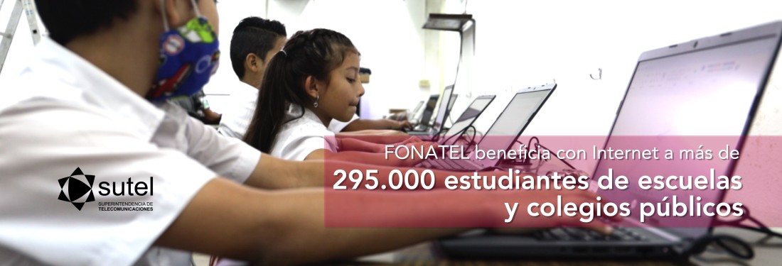 Banner estudiantes beneficiados por FONATEL Banner estudiantes beneficiados por FONATEL