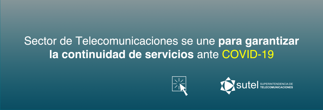 Sector de Telecomunicaciones se une para garantizar la continuidad de servicios ante Covid-19 Sector de Telecomunicaciones se une para garantizar la continuidad de servicios ante Covid-19