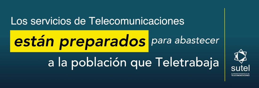 Los servicios de Telecomunicaciones están preparados para abastecer de la población que teletrabaja Los servicios de Telecomunicaciones están preparados para abastecer de la población que teletrabaja